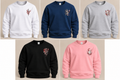 Sweat  personnalisé - Petite broderie coeur